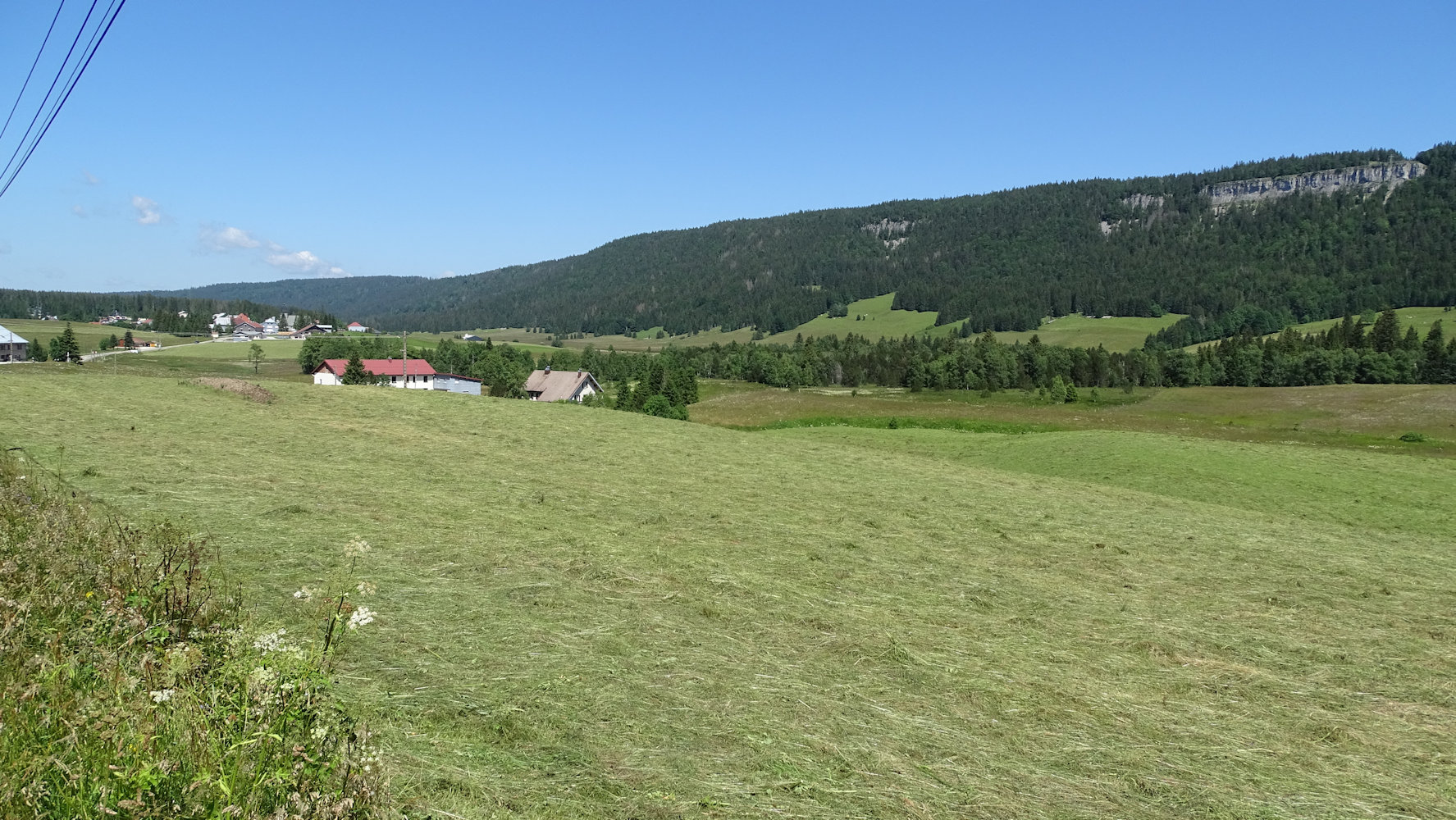 Le massif du Mont Blanc vu du Jura