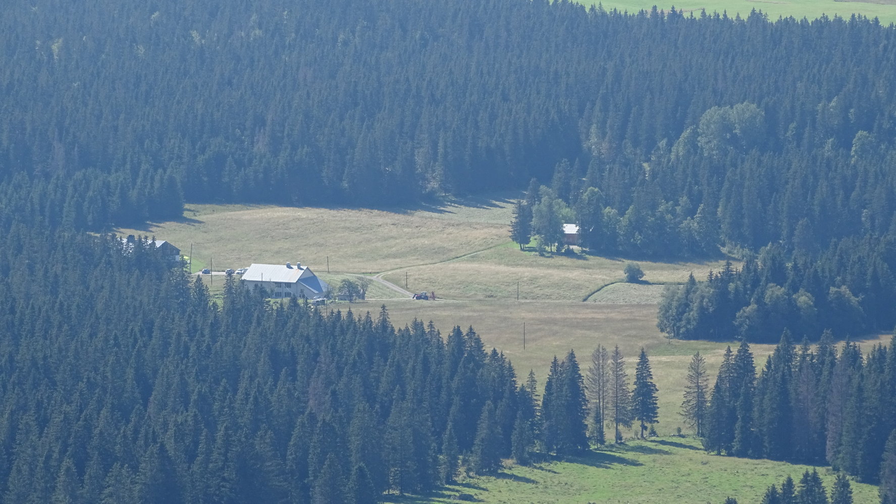 Le massif du Mont Blanc vu du Jura